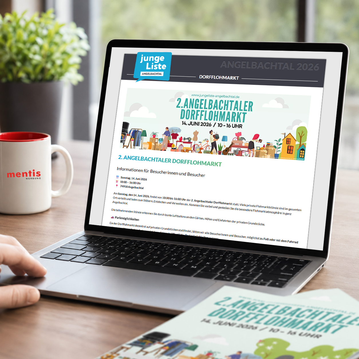 Landingpage für den 2. Angelbachtaler Dorfflohmarkt